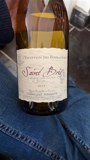 Burgundija Saint-Bris Christophe Auguste L'Exception des Bourgognes 2019