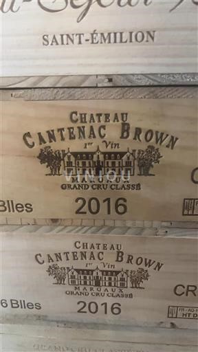 Bordéus Margaux Grand Cru Classé Château Cantenac Brown 2016