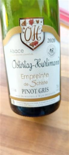 Alsace Ostertag-Hurlimann Empreinte de Schiste 2020