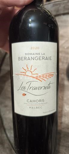 Tây Nam Cahors Domaine La Berangeraie Les Traversets 2020