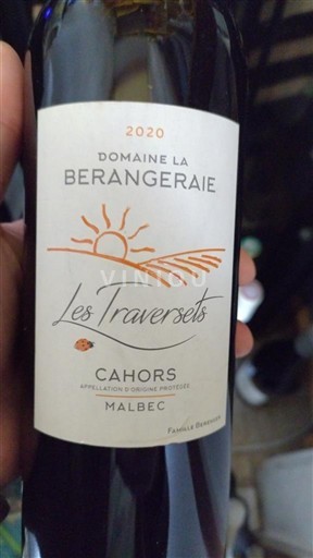 Sud-Vest Cahors Domaine La Berangeraie Les Traversets 2020
