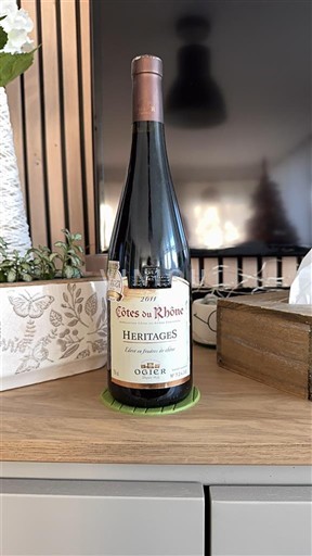 Rhônedalen Côtes du Rhône Ogier Héritages 2011