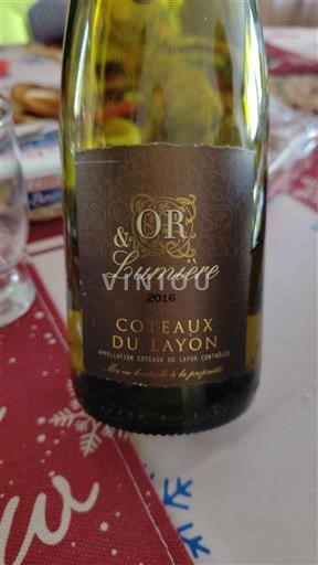 Loiredalen Coteaux-du-Layon Or & Lumière 2016