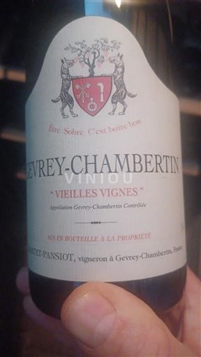 Burgundy Gevrey-Chambertin Domaine Jean-Pierre Pansiot Vieilles Vignes 2017