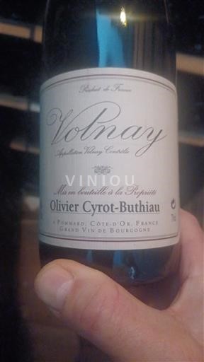 Bourgogne Volnay Olivier Cyrot-Buthiau 2014