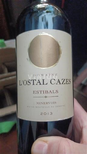 Langvedok Minervois Domaine L'Ostal Cazes Estibals 2013