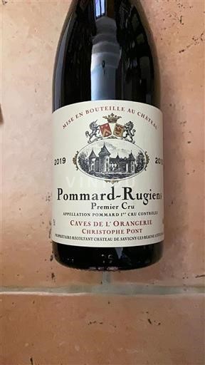Borgoña Pommard Premier Cru Caves de l'Orangerie Pommard-Rugiens 2019