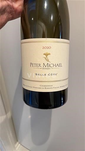 Vùng trồng nho được cấp phép California Thung lũng Knights Peter Michael Winery Belle Côte 2020