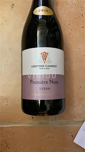 Alps and Rhone Valley Rhône Hills Héritiers Cambert Première Note 2020