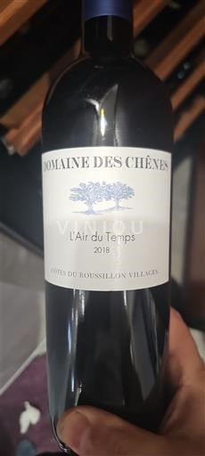 Roussillon Côtes du Roussillon Villages Domaine S Chênes L'Air du Temps 2018