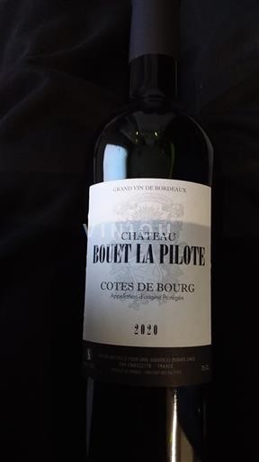 Bordeaux Côtes-de-bourg Château Boutet La Pilote 2020