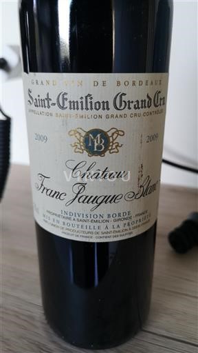 Bordeaux Saint-Émilion Grand Cru Grand Cru Château Franc Pauque Blanc 2009