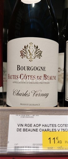 Burgundija Hautes Côtes de Beaune Charles Vernay 2023