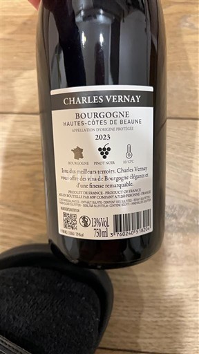Borgogna Hautes Côtes de Beaune Charles Vernay 2023