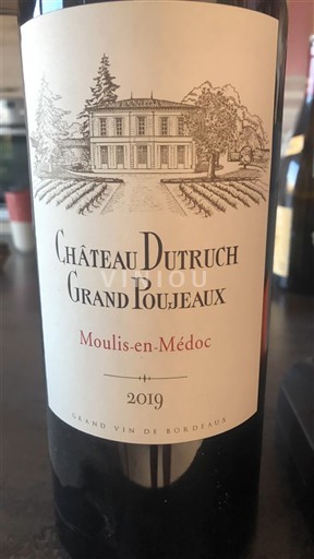 Bordeaux Moulis-en-Médoc Château Truch Grand Poujeaux 2019