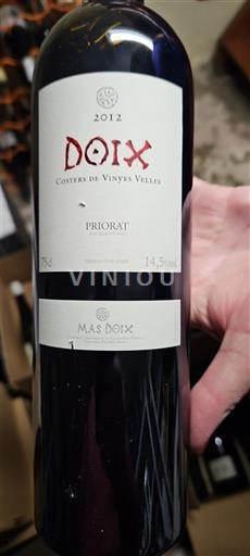 Catalonia Priorat Mas Doix Doix Costers de Vinyes Velles 2012