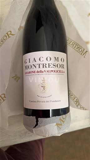 Vénétie Amarone della Valpolicella Giacomo Montresor Cantina Privata del Fondatore 2015