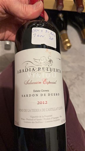 Castilla y León Không được chỉ định Abadía Retuerta Selección Especial 2012