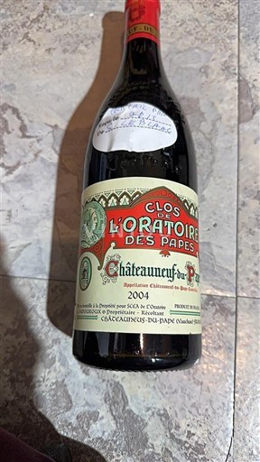 Rhônevallei Châteauneuf-du-Pape Clos de l'Oratoire des Papes 2004