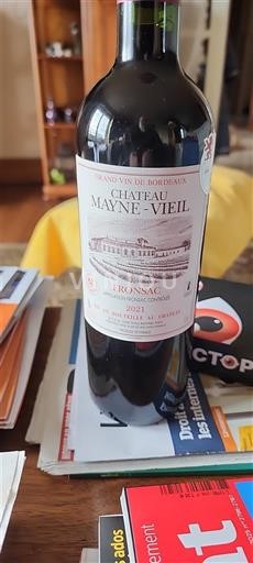 Burdeos Fronsac Château Mayne-Vieil 2021
