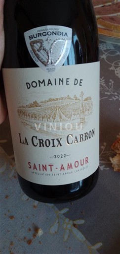 Beaujolais Thánh Tình Yêu Domaine La Croix Carron 2022