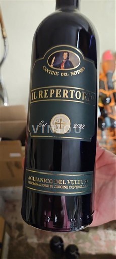 Basilicata Aglianico del Vulture Cantine del Notaio Il Repertorio 2022