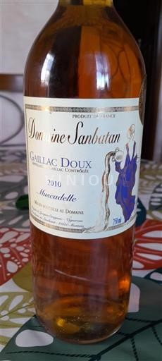 Sud-Ovest Non specificato Domaine Sanbatan Muscadelle 2010
