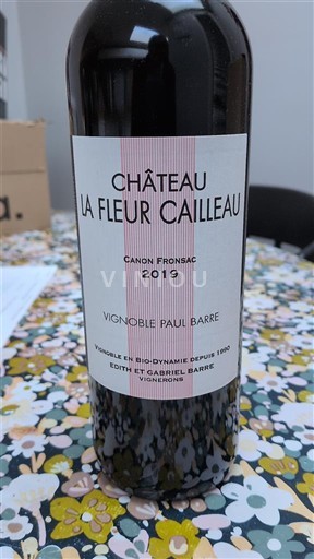 Bordeaux Canon-Fronsac Château La Fleur Cailleau 2019