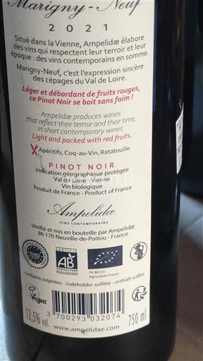 Údolí Loiry Ampelidae Marigny-Neuf 2021