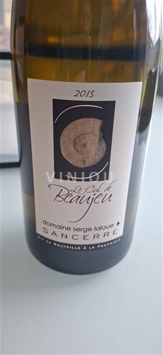 Loire Valley Sancerre Domaine Serge Laloue Le Cul de Beaujeu 2015