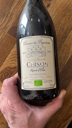 Loirevallei Chinon Domaine S Béguineries Réserve d'Elise 2013