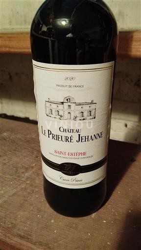 Bordeaux Saint-Estèphe Château Le Prieuré Jehanne 2020