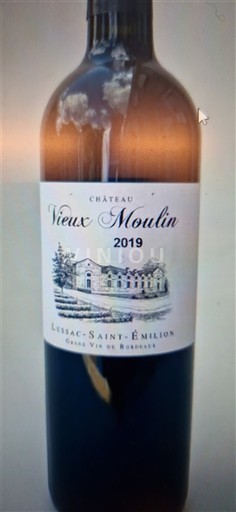 Bordeaux Lussac-saint-émilion Château Vieux Moulin 2019