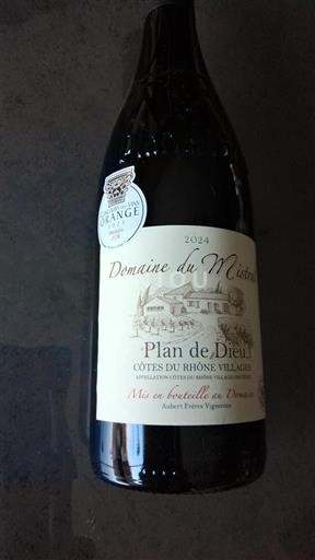 Rhônevallei Côtes-du-rhône-villages Domaine Mistral Plan de Dieu 2024