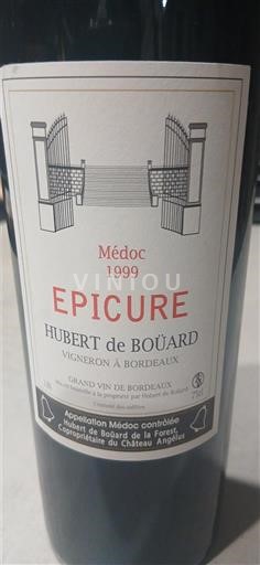 Bordeaux Médoc Hubert de Boüard Epicure 1999