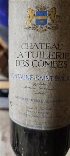 Bordeaux Montagne-Saint-Émilion Château La Tuilerie des Combes 1999