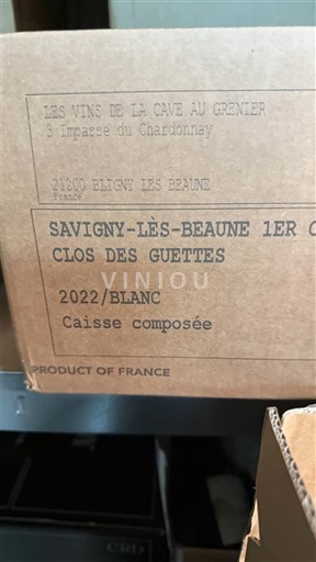 Burgund Savigny-lès-Beaune Premier Cru Les Vins de la Cave au Grenier Clos des Guettes 2022