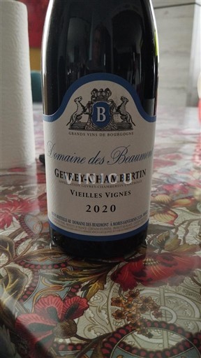 Borgogna Gevrey-Chambertin Domaine S Beaumont Vieilles Vignes 2020