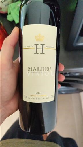 Lounais-Ranska Cahors Prince de Danemark Malbec du Prince de Danemark 2024