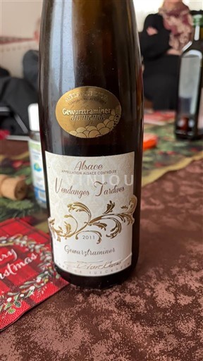 Alsace Vendanges Tardives Tucker 2011