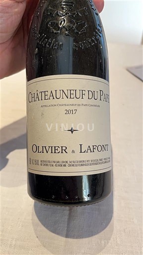 Rhônedalen Châteauneuf-du-Pape Olivier & Lafont 2017
