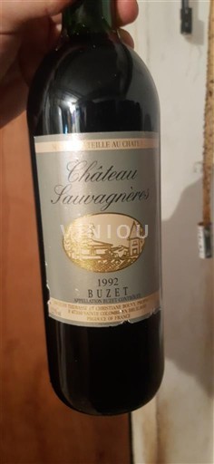 Sudoeste Buzet Château Sauvagnières 1992