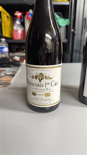 Borgoña Pommard Premier Cru Loubet-Dewailly Les Rugiens Bas 2019
