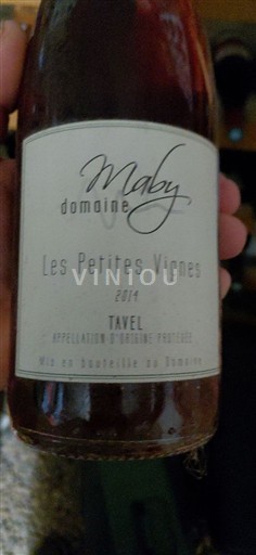 Rona dolina Tavel Domaine Maby Les Petites Vignes 2014