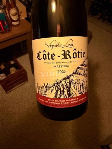 Thung lũng Rhône Côte-rôtie Vignobles Levet Maestria 2023