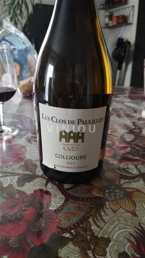 Roussillon Collioure Les Clos de Paulilles AAA 2019