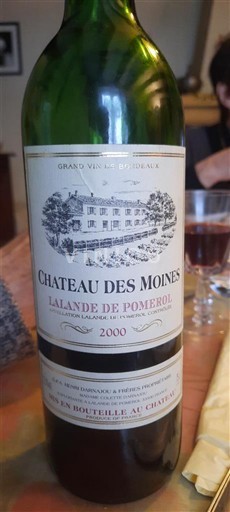 Bordeaux Lalande-de-Pomerol Château S Moines 2000