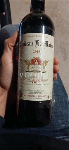 Bordeaux Côtes-de-Bordeaux Château Le Maine 2013