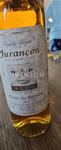 Sudoeste Jurançon Vignerie Royale du Baptême 2011
