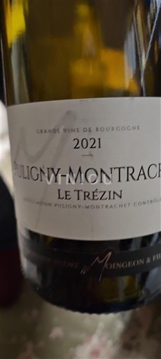 Burgund Puligny-Montrachet Mangeon & Fils Le Trézin 2021
